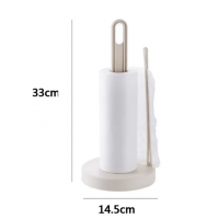 2X Toilet Kitchen Paper Towel Roller Tissue Holder Plastic Rack
